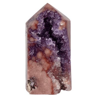 Pink Purple Amethyst Tower, Extra Large 12 Lb Museum-Grade Crystal, Rare Flower Amethyst Druze