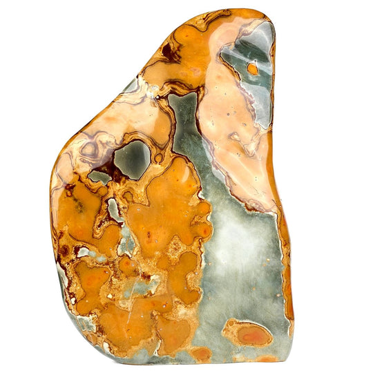 Polychrome Jasper Sculpture, Large 61 Lb Stone, Desert Jasper Garden Crystal - Earth Perfection