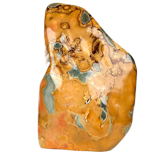 Polychrome Jasper Sculpture, Large 61 Lb Stone, Desert Jasper Garden Crystal - Earth Perfection
