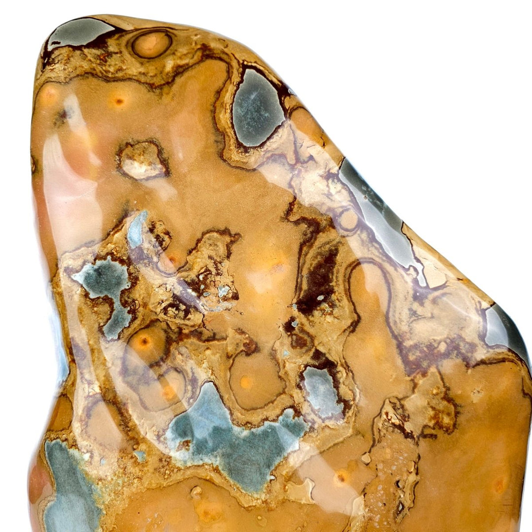Polychrome Jasper Sculpture, Large 61 Lb Stone, Desert Jasper Garden Crystal - Earth Perfection