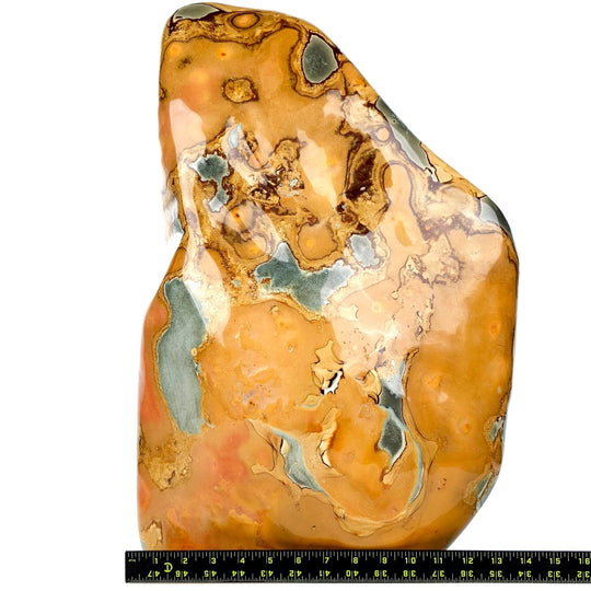 Polychrome Jasper Sculpture, Large 61 Lb Stone, Desert Jasper Garden Crystal - Earth Perfection
