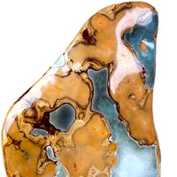 Polychrome Jasper Sculpture, Large 61 Lb Stone, Desert Jasper Garden Crystal