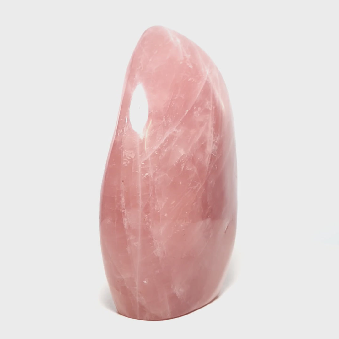 Rose Quartz Freeform Tower Large 9.8 Lbs A+ Grade Premium Quality Pink Love Crystal Decor