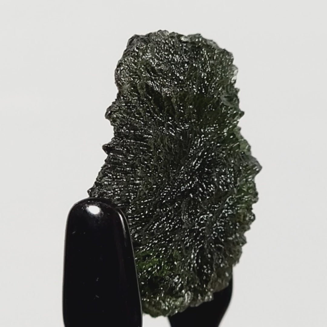 Moldavite Tektite Rare Large 7.6 Gr, Cosmic Healing Crystal, Raw Green Gemstone