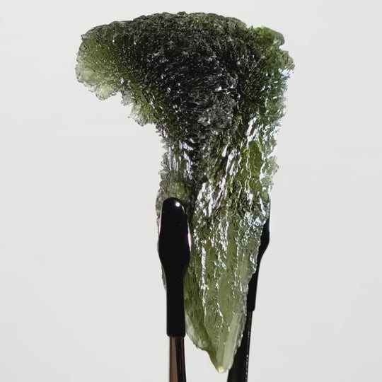 Moldavite Tektite HUGE 37 Grams! Large Genuine Raw Museum Quality Moldavite Gemstone