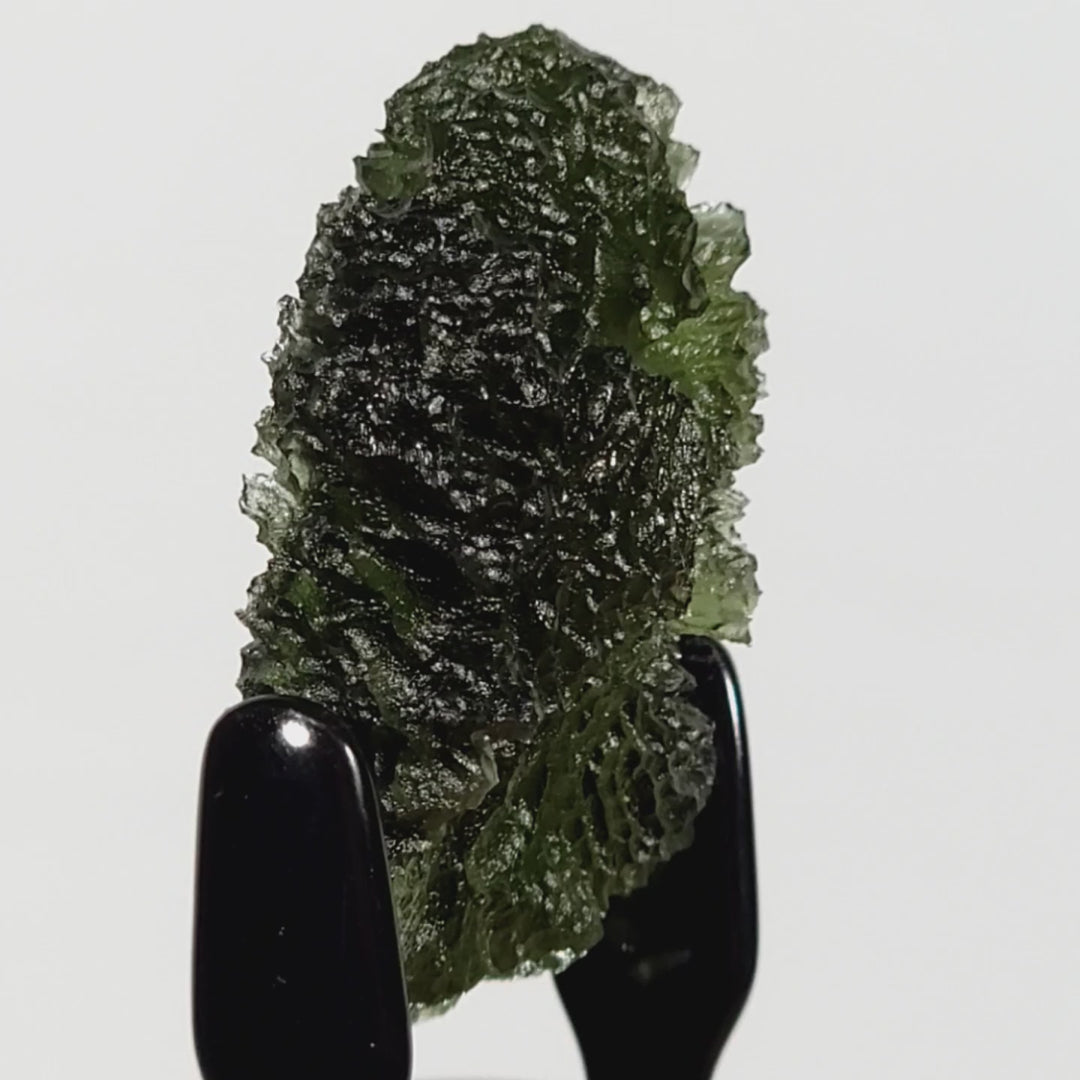 Moldavite Tektite, Large 8.3 Gr Rare Genuine Meteorite, Raw Healing Crystal
