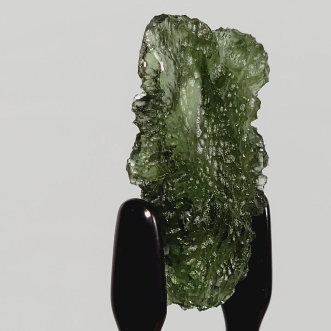 Moldavite Tektite, Large 4.3 Gr Rare Genuine Meteorite, Raw Healing Crystal