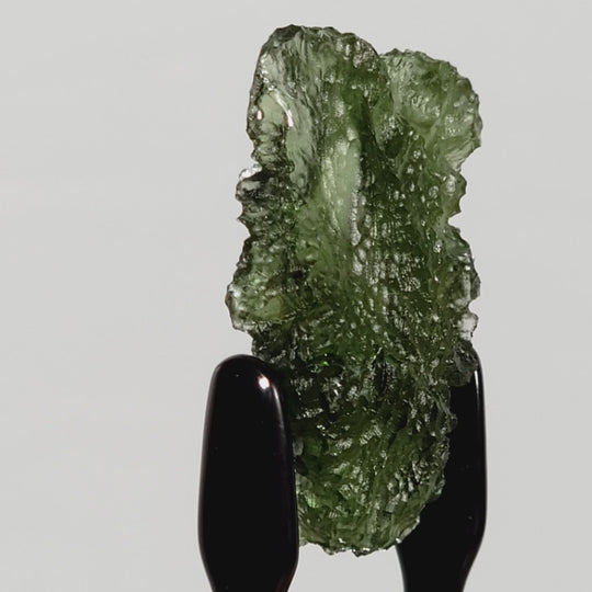 Moldavite Tektite, Large 4.3 Gr Rare Genuine Meteorite, Raw Healing Crystal