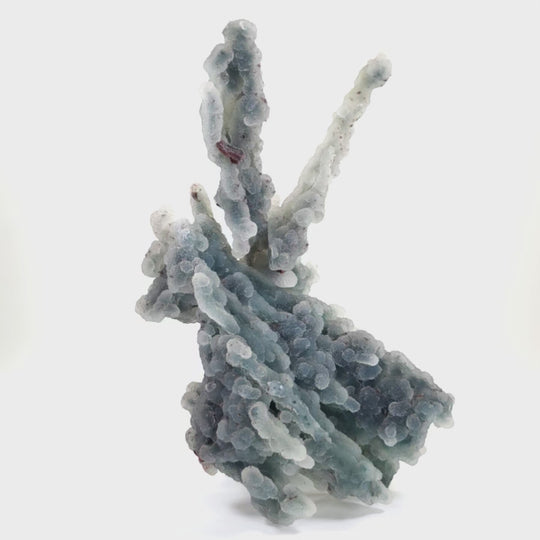 Stilbite On Chalcedony Stalactites, Large 9.5”, 2.5 Lbs, Druzy Quartz Crystal Mineral Specimen!