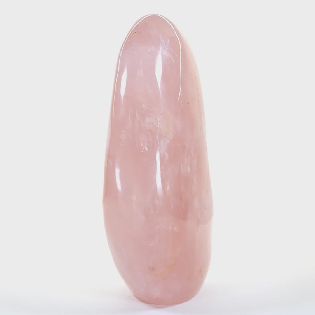 Rose Quartz Freeform Large 7 Lbs Standing Polished Home Decor Natural Pink Love Crystal