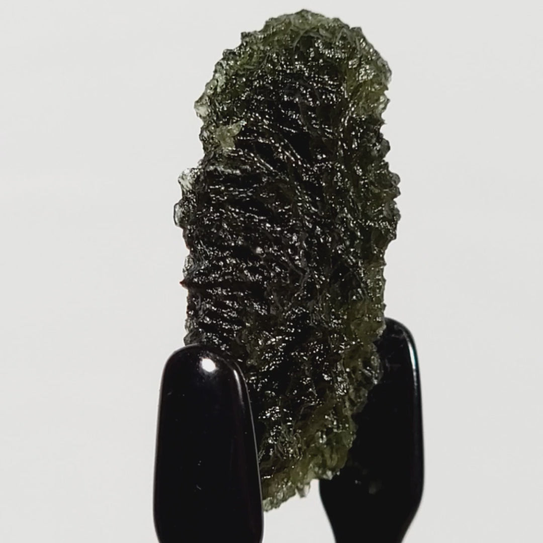Moldavite Tektite, Large 6.5 Gr Rare Genuine Meteorite, Raw Healing Crystal