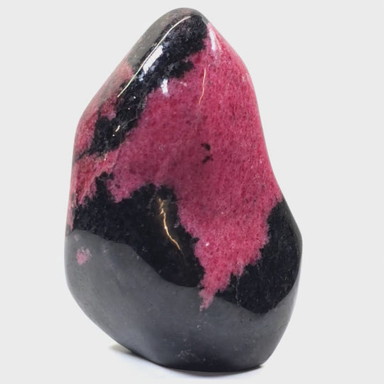 Rhodonite Crystal Freeform AAA+ Quality! Red Pink Rhodonite Tower Free Form Stone!