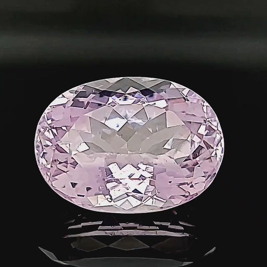 Kunzite Gemstone 49ct LARGE Natural AAA+ Oval Cut Loose Gemstone!