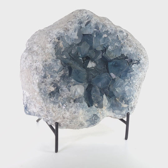 Celestine Geode Extra Large 12 Lbs! Heavenly Blue Celestite, Crystal Cluster Gemstone!