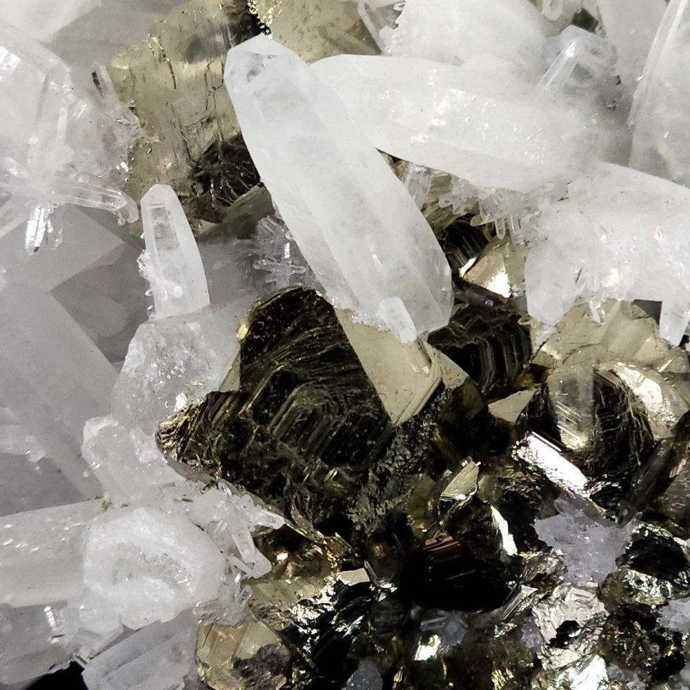 Pyrite & Quartz Extra Large 7 Lbs! Crystal Cluster Mineral Specimen, Huanzala Mine Peru - Earth Perfection