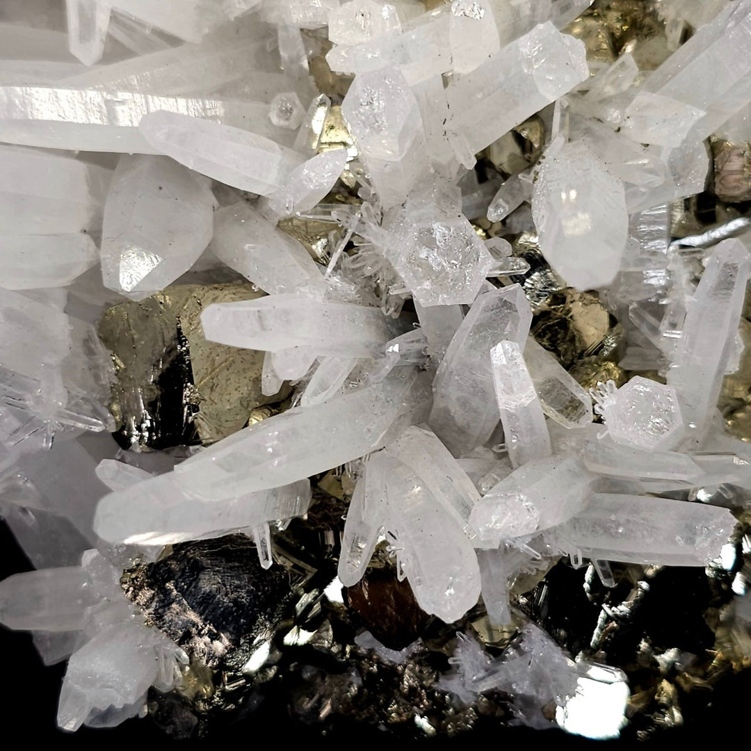 Pyrite & Quartz Extra Large 7 Lbs! Crystal Cluster Mineral Specimen, Huanzala Mine Peru - Earth Perfection