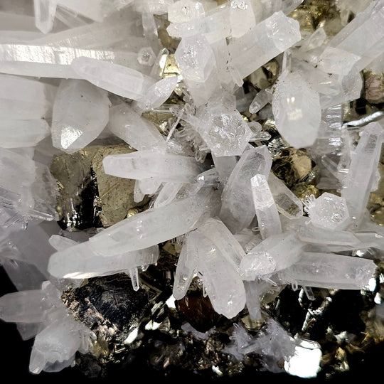 Pyrite & Quartz Extra Large 7 Lbs! Crystal Cluster Mineral Specimen, Huanzala Mine Peru - Earth Perfection