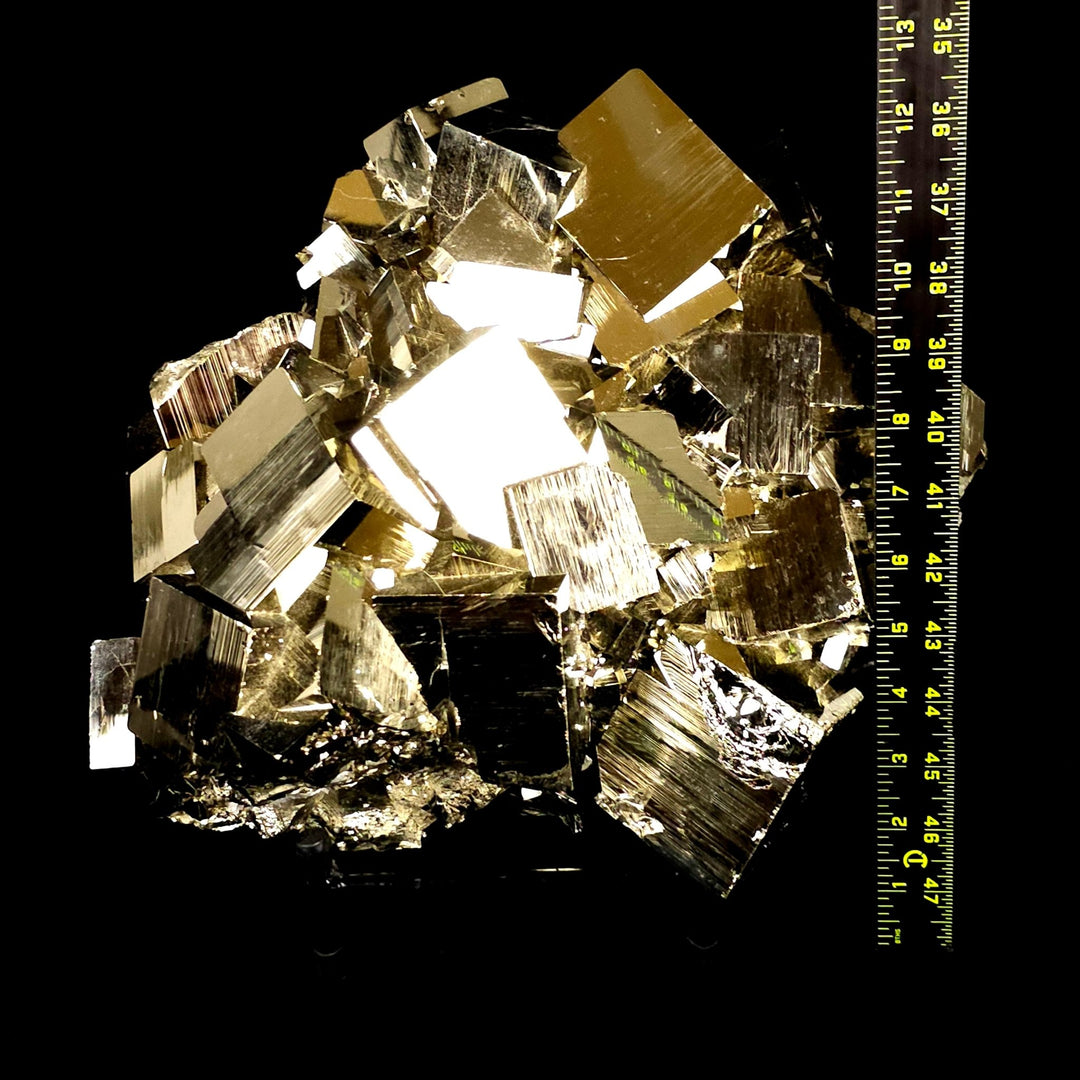 Pyrite Stone Extra Large 55 Lbs! Home Decor Gift, Rare Natural Iron Pyrite Crystal! - Earth Perfection