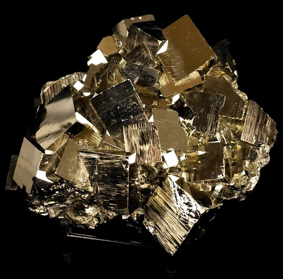 Pyrite Stone Extra Large 55 Lbs! Home Decor Gift, Rare Natural Iron Pyrite Crystal! - Earth Perfection