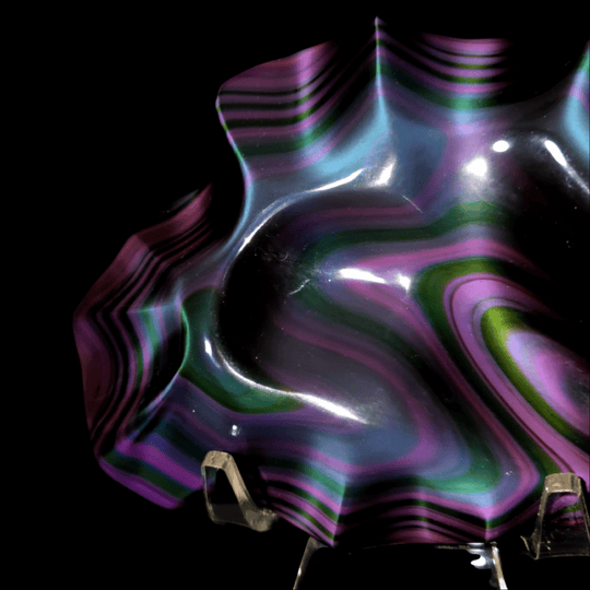 Rainbow Obsidian Crystal Carving, 3.7 Lb Museum - Grade Rare Natural Obsidian Sculpture - Earth Perfection