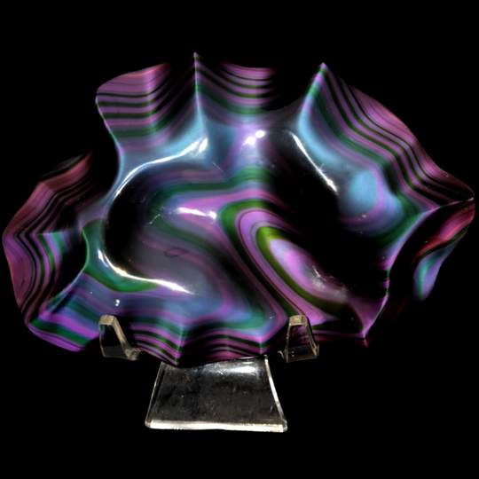 Rainbow Obsidian Crystal Carving, 3.7 Lb Museum - Grade Rare Natural Obsidian Sculpture - Earth Perfection