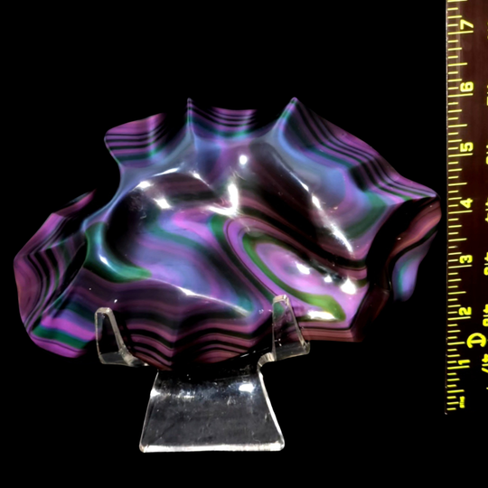 Rainbow Obsidian Crystal Carving, 3.7 Lb Museum - Grade Rare Natural Obsidian Sculpture - Earth Perfection