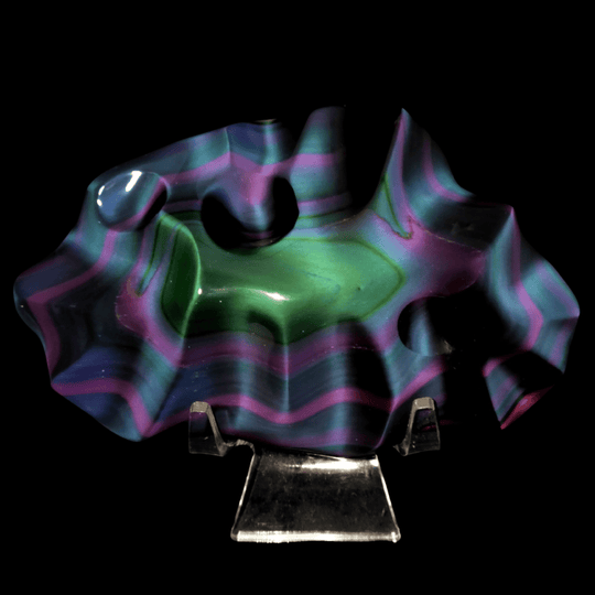 Rainbow Obsidian Crystal Carving, 3.7 Lb Museum - Grade Rare Natural Obsidian Sculpture - Earth Perfection