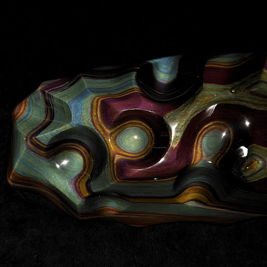 Rainbow Obsidian Freeform, Extra Large 6.5 Lb Rare Museum - Grade Colorful Polished Crystal - Earth Perfection