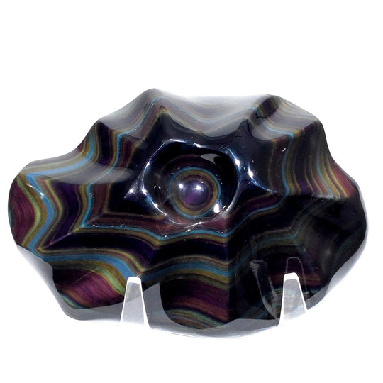 Rainbow Obsidian Sculpture, 3 Lb Museum - Grade Rare Obsidian Sheen Gemstone - Earth Perfection