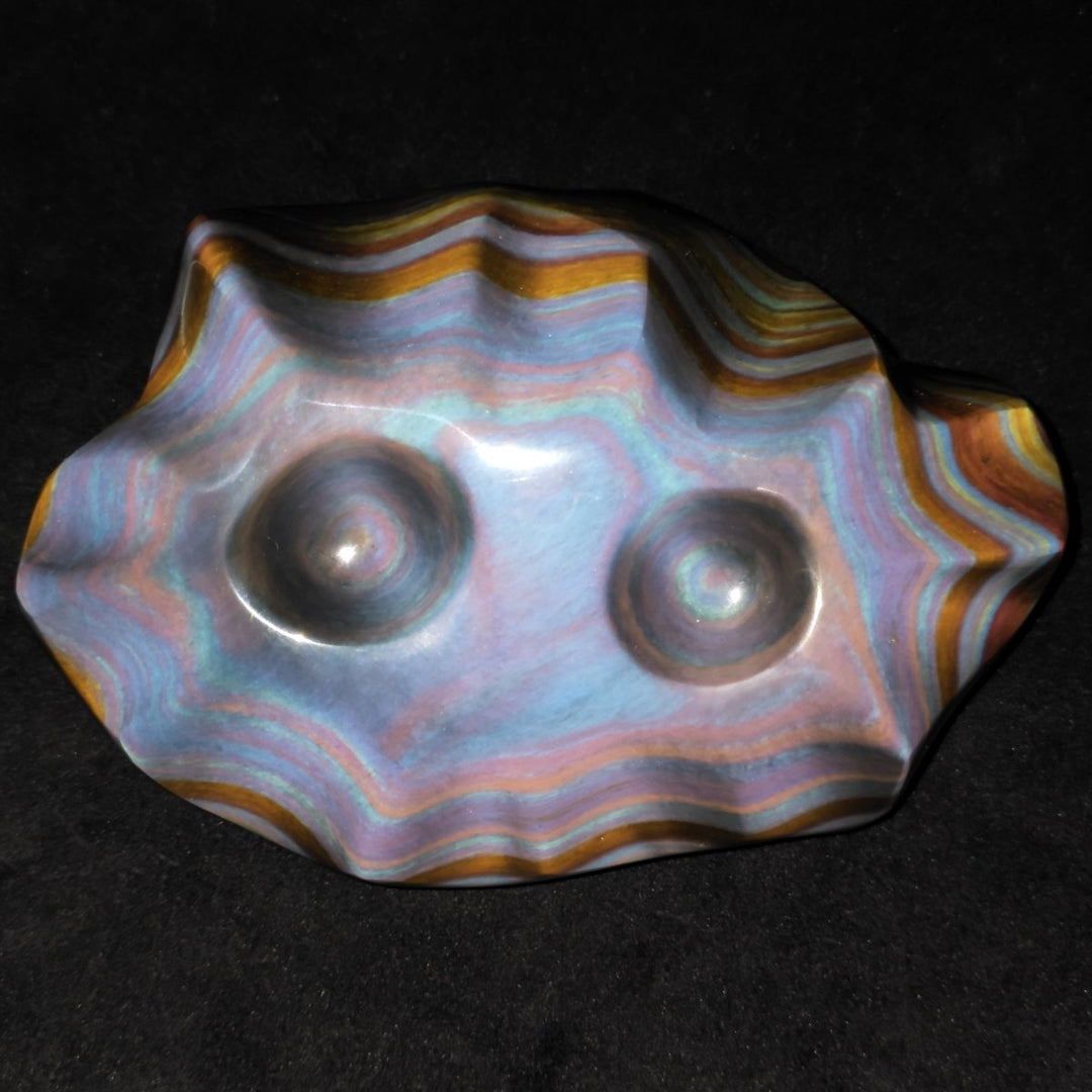 Rainbow Obsidian Sculpture, 3 Lb Museum - Grade Rare Obsidian Sheen Gemstone - Earth Perfection