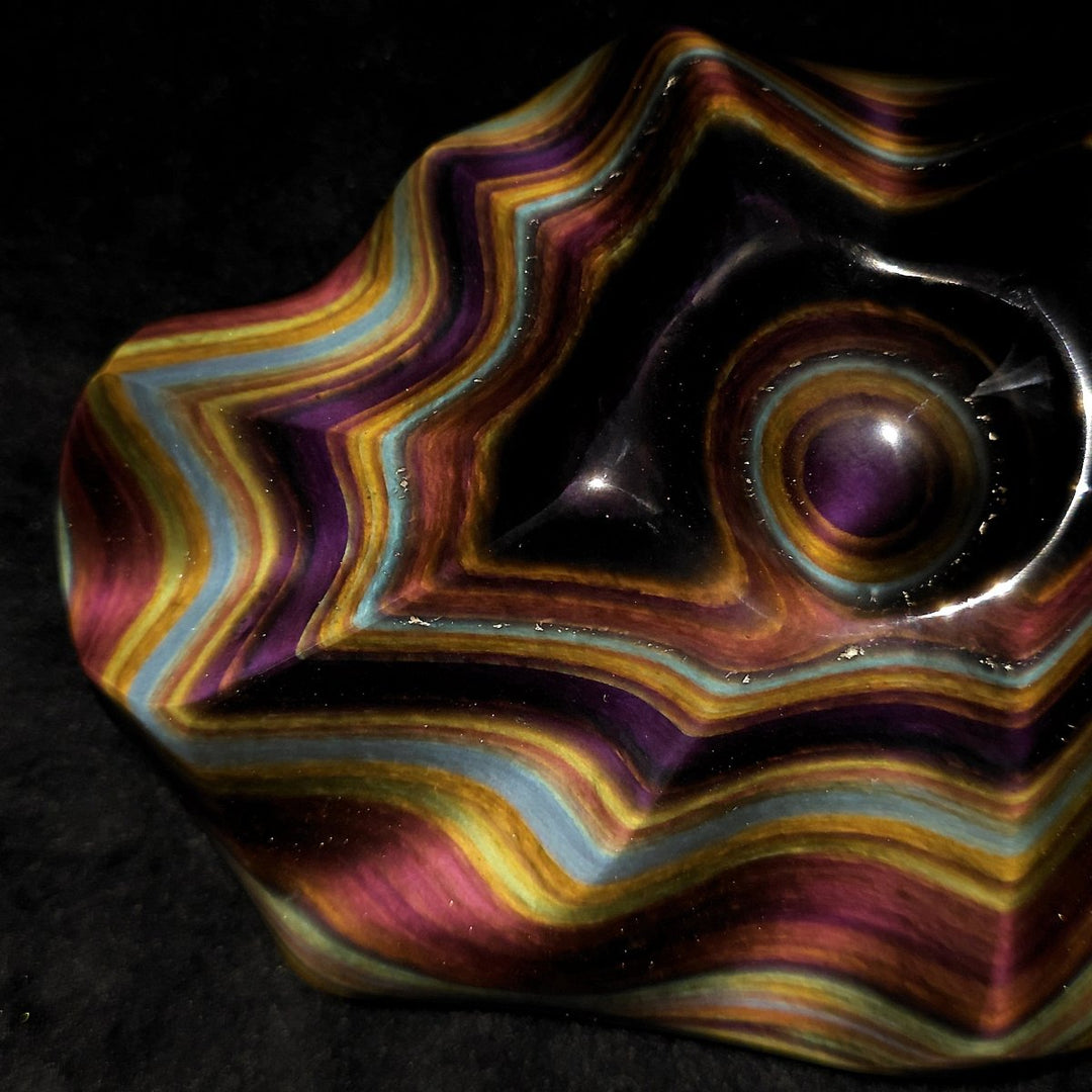 Rainbow Obsidian Sculpture, 3 Lb Museum - Grade Rare Obsidian Sheen Gemstone - Earth Perfection