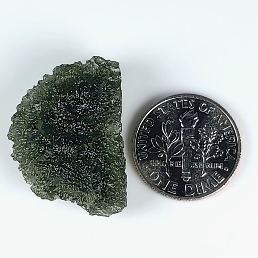 Rare Moldavite Tektite 4.9g Celestial Impact Crystal, Czech Republic - Earth Perfection