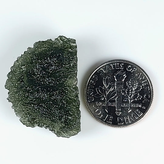 Rare Moldavite Tektite 4.9g Celestial Impact Crystal, Czech Republic - Earth Perfection