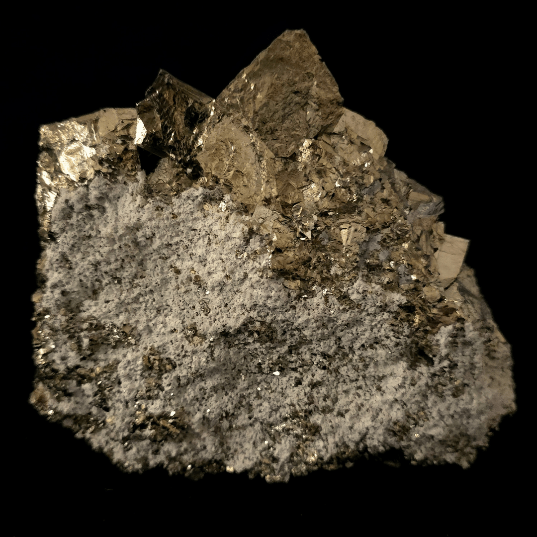 Raw Natural Pyrite Crystal Cluster, Large Iron Pyrite Cubes, Fools Gold Mineral Specimen - Earth Perfection