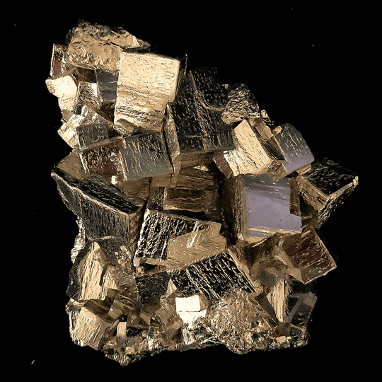 Raw Natural Pyrite Crystal Cluster, Large Iron Pyrite Cubes, Fools Gold Mineral Specimen - Earth Perfection