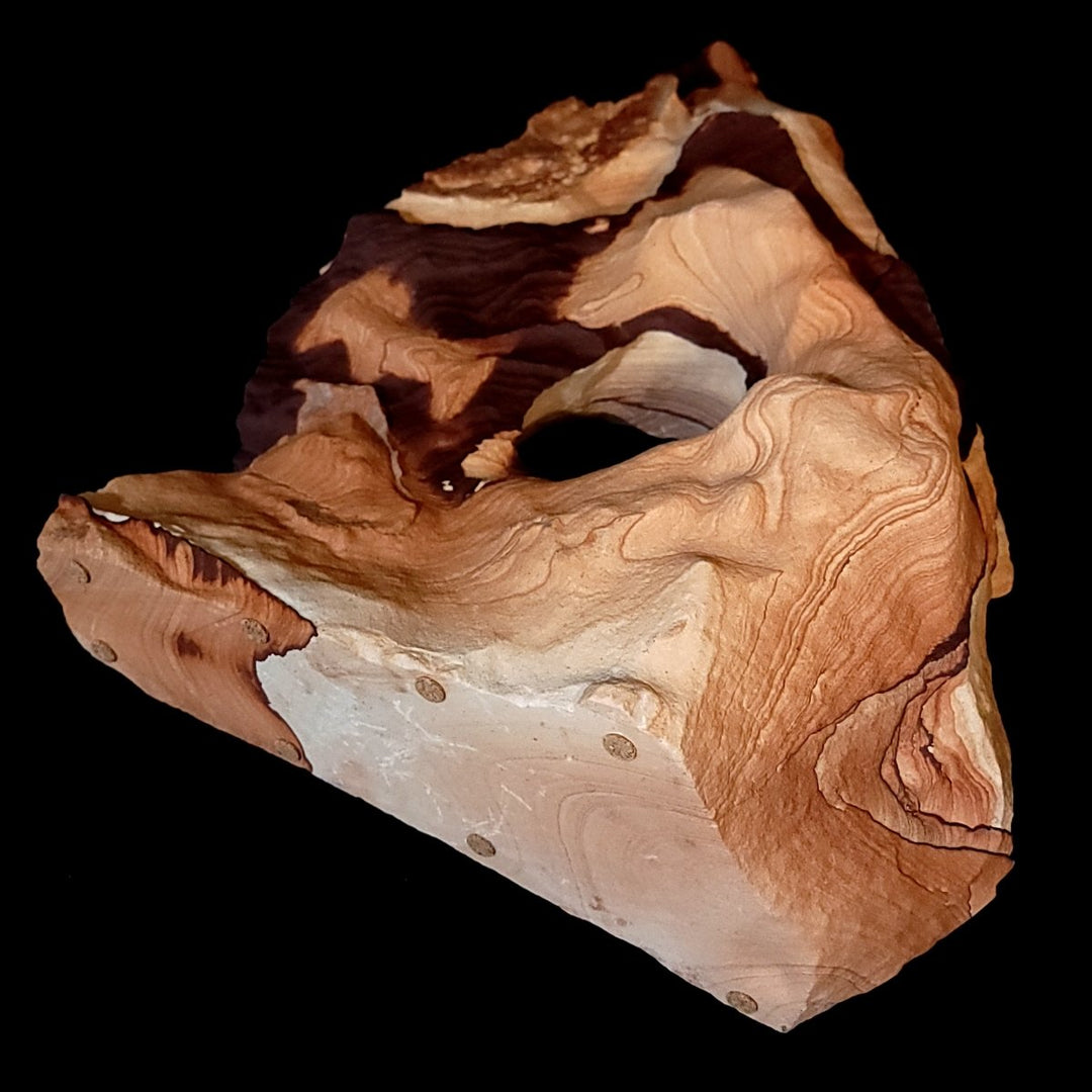 Sandstone Arch Hematite Large 27 Lb, Raw Rough Picture Sand Stone Sculpture - Earth Perfection