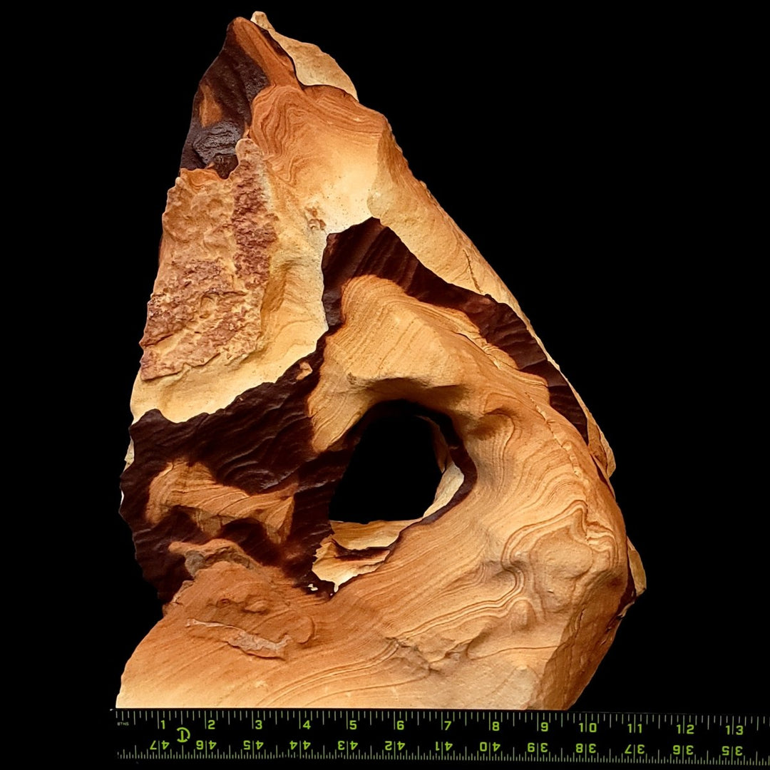 Sandstone Arch Hematite Large 27 Lb, Raw Rough Picture Sand Stone Sculpture - Earth Perfection