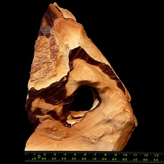 Sandstone Arch Hematite Large 27 Lb, Raw Rough Picture Sand Stone Sculpture - Earth Perfection