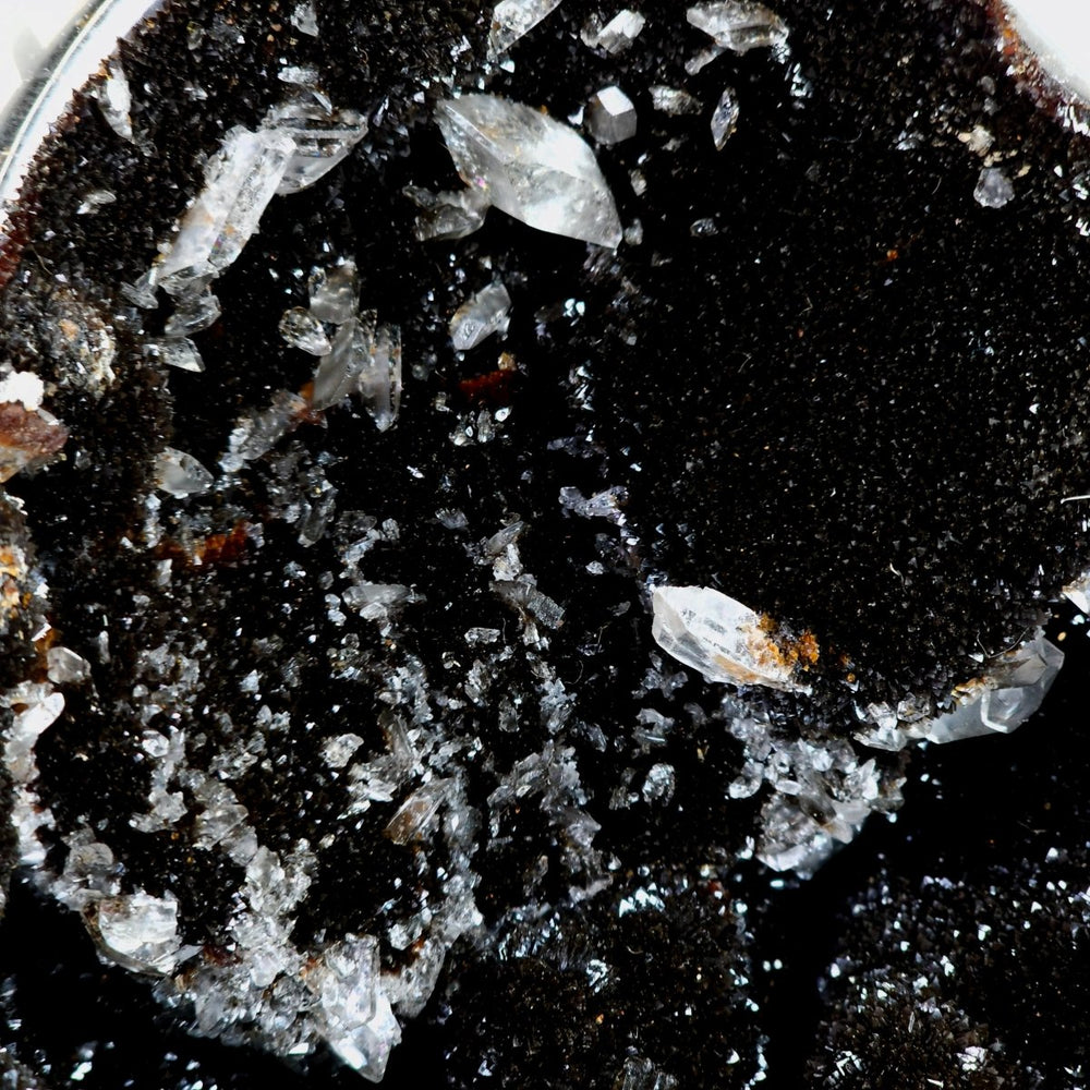 Septarian Egg Large Dragon Stone Crystal! Natural Black Septaria Nodule Mineral! - Earth Perfection